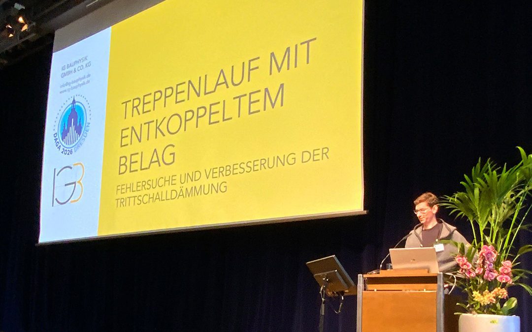 Akustik live – IG BAUPHYSIK auf der DAGA 2026 in Dresden