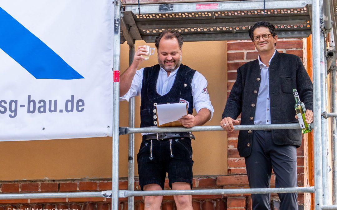 Richtfest am Bahnhof Deisenhofen – Denkmalschutz „inklusive“